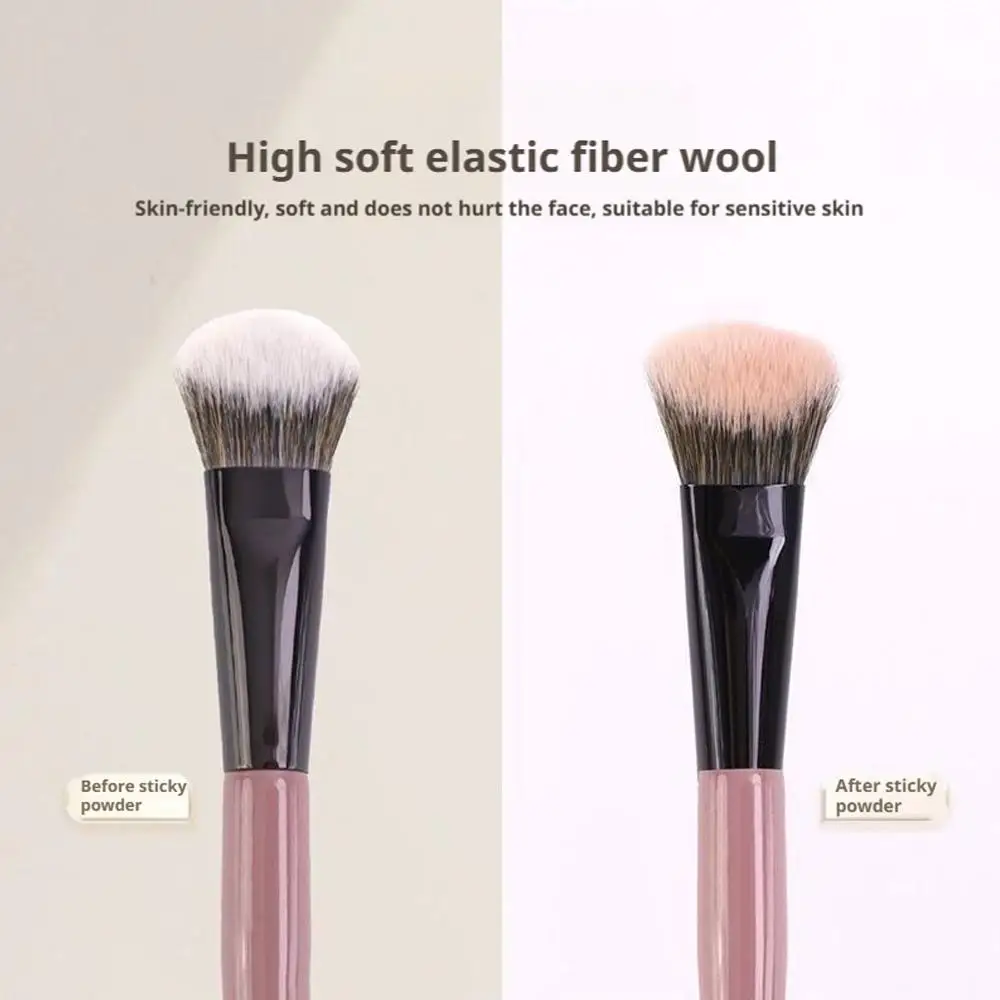 1/3/5PC 소프트 브리슬 블러쉬 브러쉬 휴대용 파우더 블러쉬 페이스 컨투어 메이크업 화장품 도구 여성용 초보자용