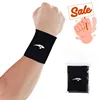 A Pair Outdoor Sports Acrylic Wrist Guard Unisex Running Breathable Badminton Basketball Ride Sweatband Elastic Protective Gear