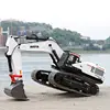 Huina 1594 Full Metal Remote Control Excavator 1/14 Electric Heavy Duty  22 Channels Rc Excavator For Children Toys Model 5