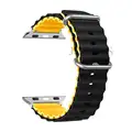 Black with yellow