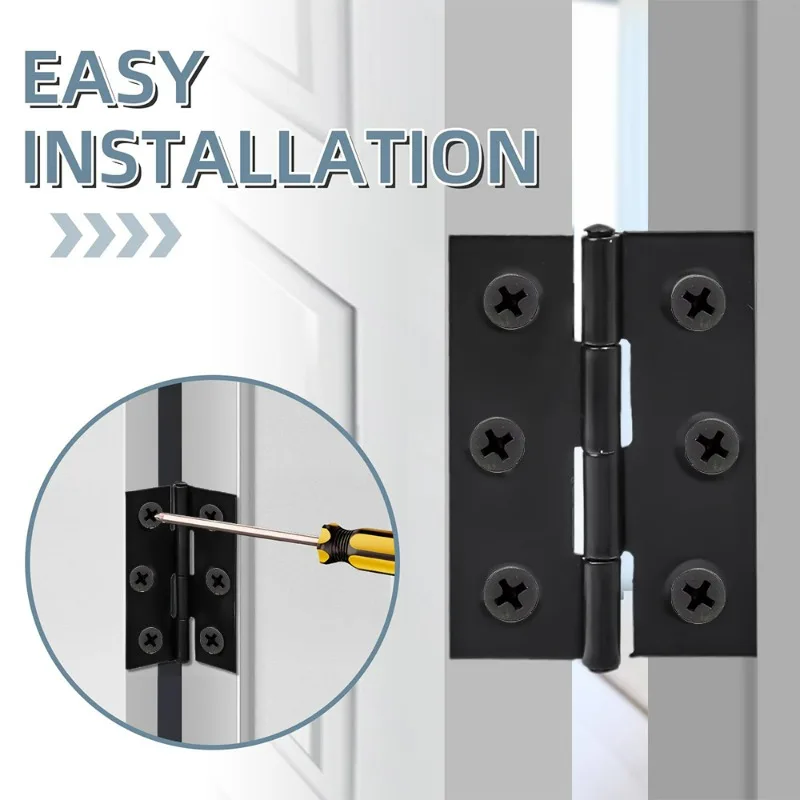 Bisagras De Puerta Para Puertas Interiores, Paquete De 6 Unidades De 4 X 4 Pulgadas, Bisagra
