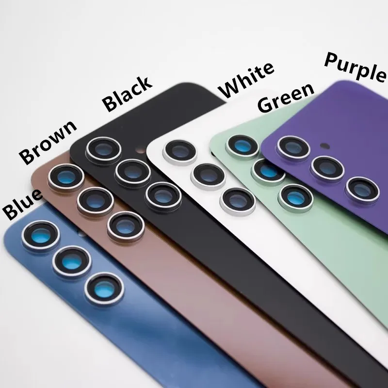 S23fe Housing For Samsung Galaxy S23 FE S711 6.4" Glass Battery Back Cover Repair Replace Door Rear Case + Camera Lens S4492732408d14cde92012897ca62528dm