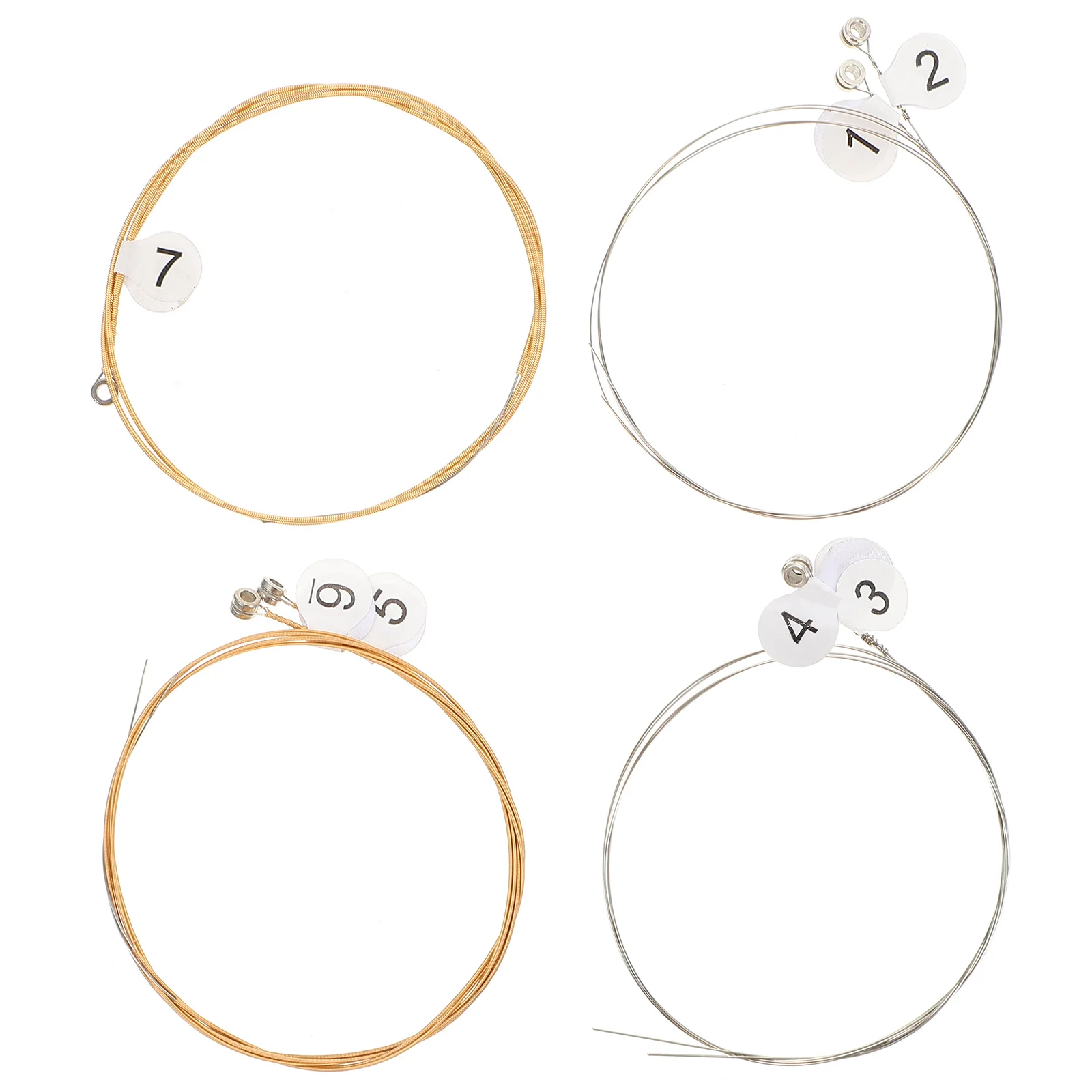 

7 Pcs Harp Strings Instrument Parts Musical Instruments Replace Accessories Lyre Steel