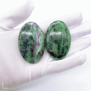 Ruby With Ziosite Palm Stone 1