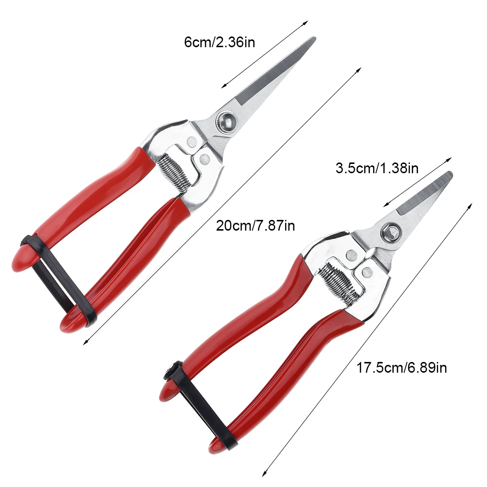 과일 나무/분재 관리를 위한 스테인레스 스틸로 만든 식물 가지 치기 도구 견고/내구성이 뛰어난 날카로운 원예 가위