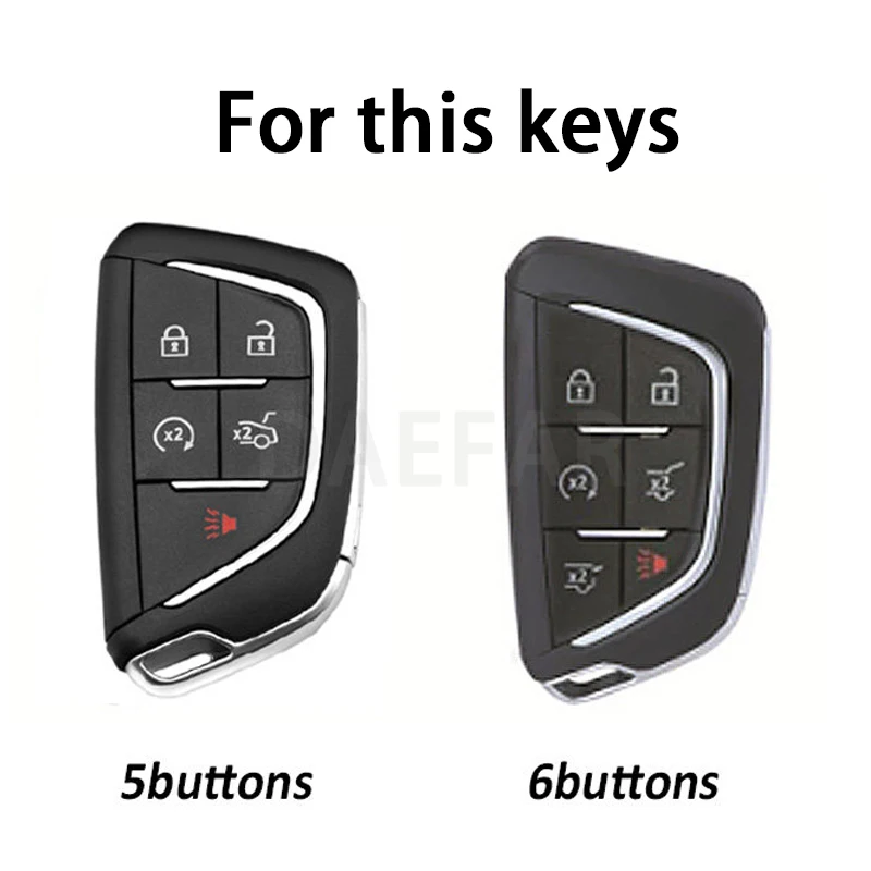 Premium TPU Car Key Fob Cover Case Protector - Sleek Design Shell