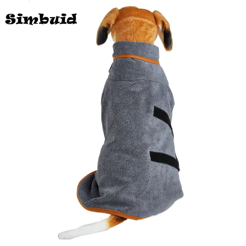 Adjustable Pet Bathrobe Towel 4