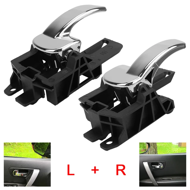 2 pcs Car Inner Handle Interior Door Handles For Nissan Qashqai