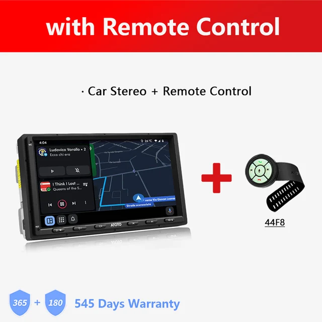 ATOTO 7 inch Double 2 Din Android Car Stereo 4G LTE WIFI GPS