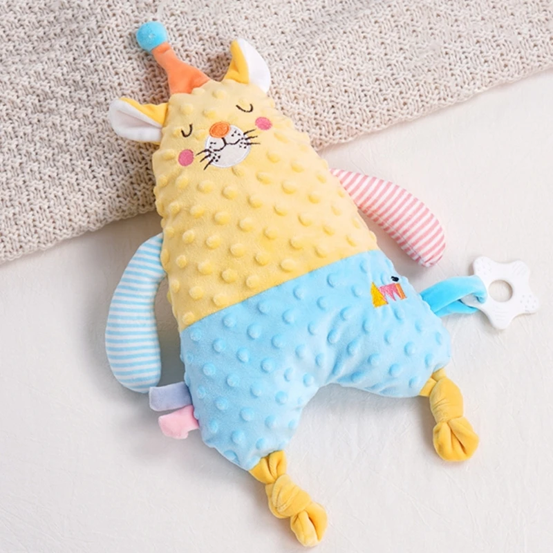 Cartoon Animal Comfort Early Education & Relaxation Aid Baby Sleeping Aid Soft & Comfortable Grip Toy Present