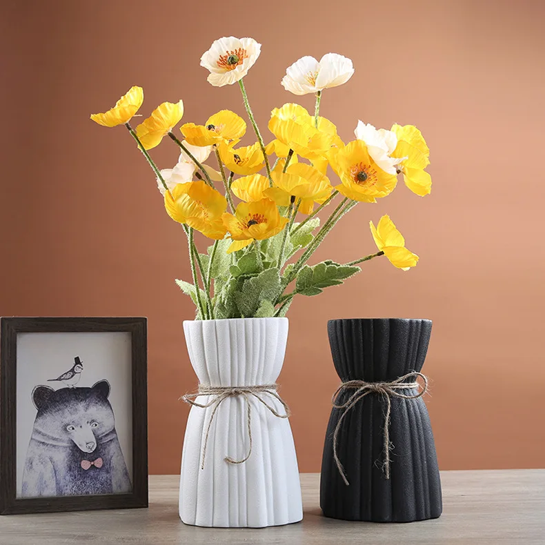 Scandinavian Pampas Dried Flower Vase