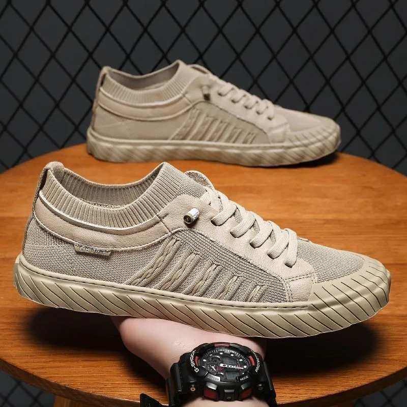 

Men's Breathable Casual Shoes Summer New Lightweight Comfortable Walking Shoes Canvas Shoe Men Vulcanized Shoes Sneakers Hombres