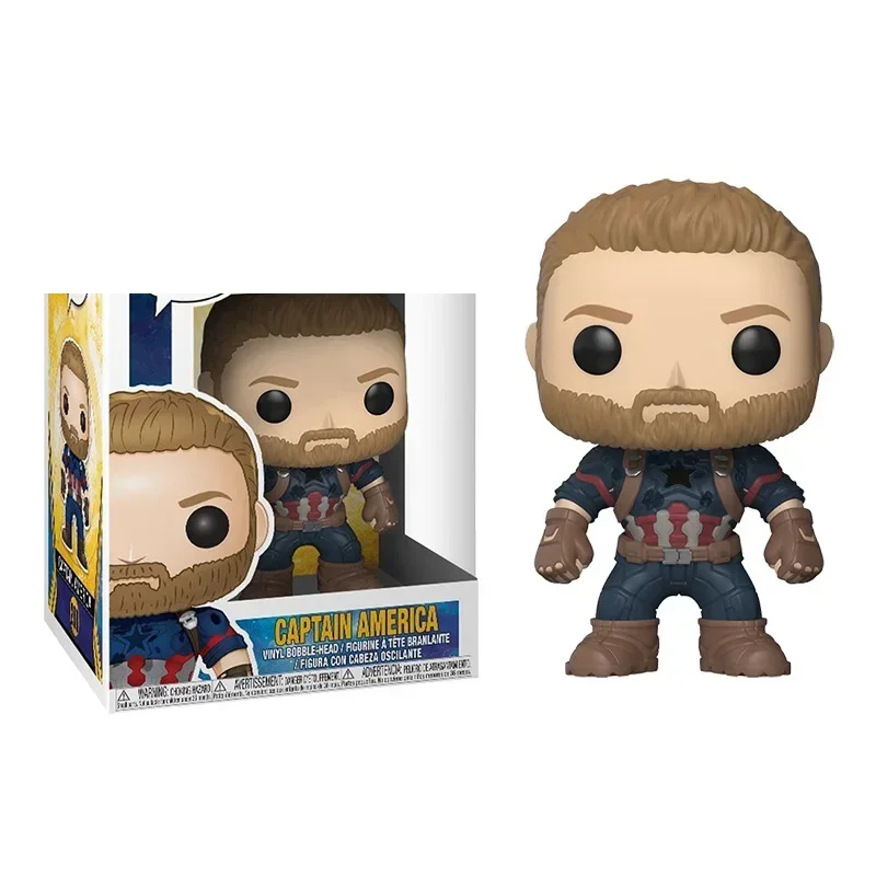 thumbnail image 4 of FUNKO Marvels Avengers Hulkbuster Spider Man Hulk Iron Man Groott Capitán América Thanos Figura de acción de PVC Colección Modelo Juguetes, 4 of 5