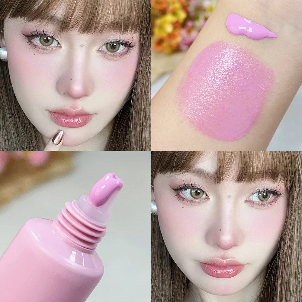 5 Colors Waterproof Liquid Blush Face Contour Brighten Multi-purpose Eyes&lips Makeup Blush Stick Cosmetics