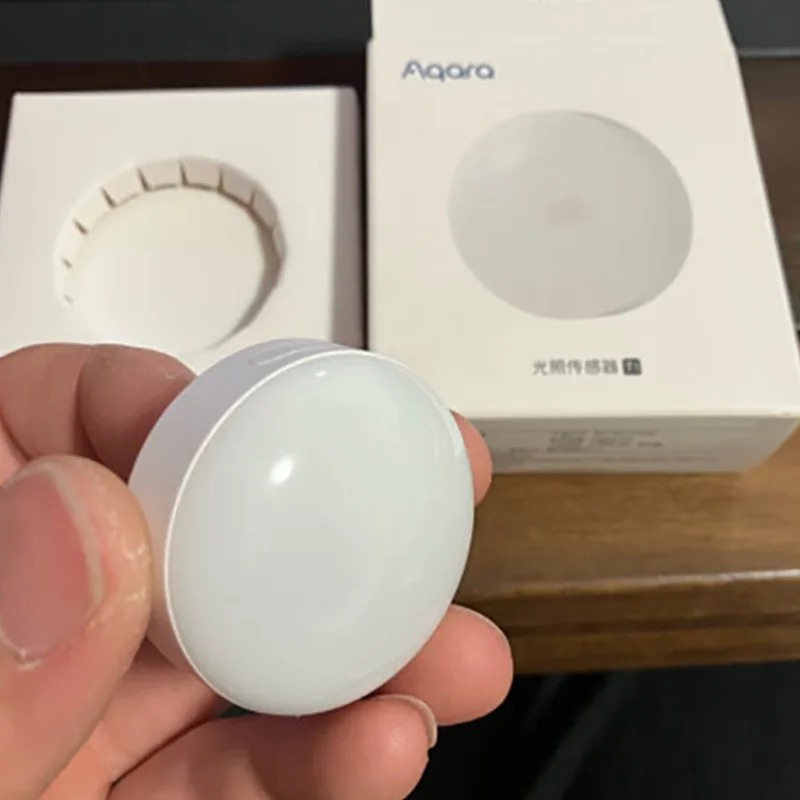 Sensor de Brilho Aqara Zigbee 3.0 Casa Inteligente Detector de Luz Controle App por Aqara Home Homekit Automação t1 - Image 3