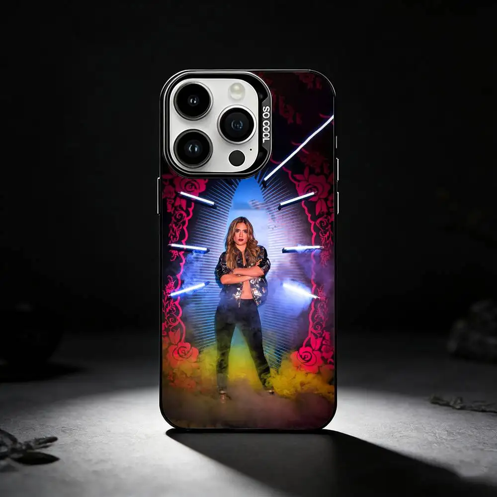 Queen of Flow La Reina Del Flow Colored Silver Phone Case