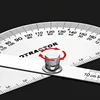 Goniometer Stainless Steel Protractor Metal Ruler Multi Angle Measuring Ruler Carpentry Tool Angle Meter Angle Finder Goniometro 3
