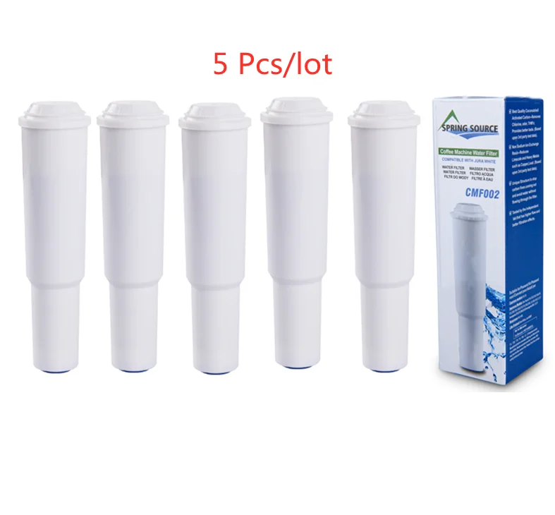 Filtro de Água Certificado por Tüv Süd para Máquinas de Café Compatível com Jura Claris White 60209 68739 62911