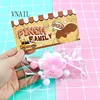 Cute Cat Paw Pinch Family Squeeze Toys Slow Rebound Decompression Toy Reduce Stress Decompression Kids Toy for Kids Sensory 4
