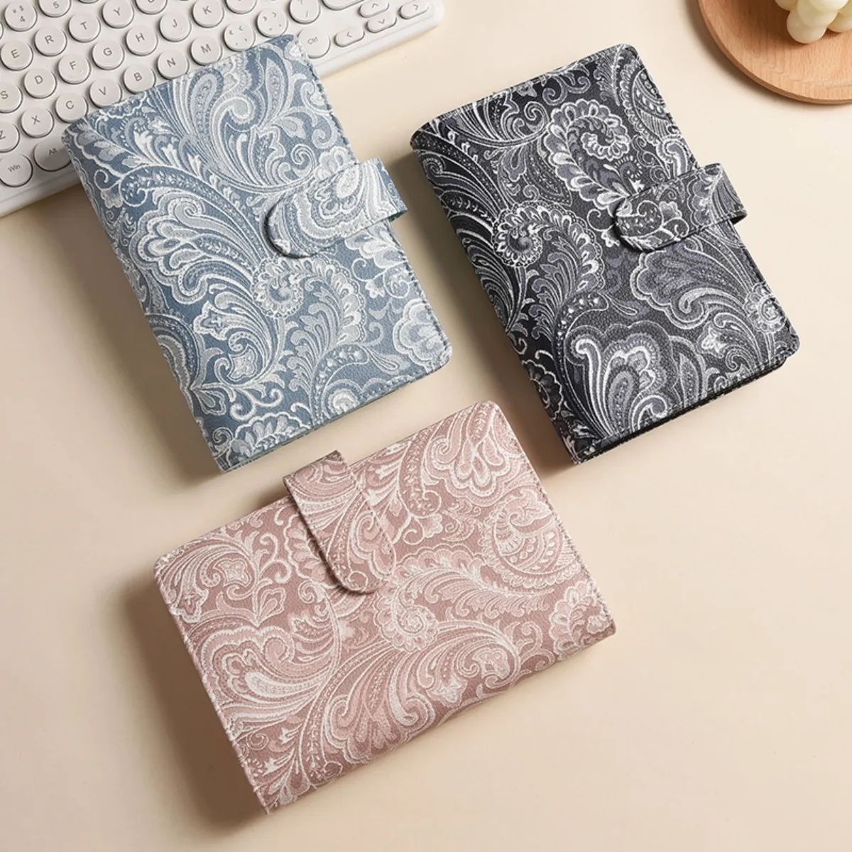 A6 notebook notebook ledger macaron creative leather shell loose leaf cash budget planning book