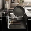 Stainless Steel Dual Waterfall Kitchen Sink Honeycomb Modern Kitchen Sink Single Bowl Digital Smart Sink with Soap Dispenser 5