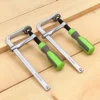 Clutch Style Bar Clamp - 12In 600 lb - Woodworking Clamp with Ergonomic Handle,Durable Cast-Iron Jaws & Serrated Rail