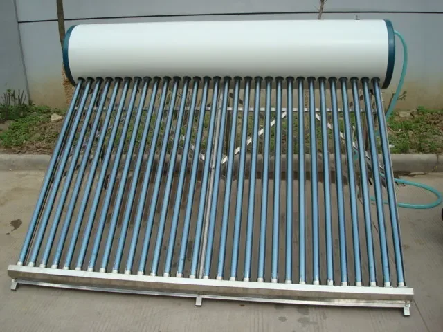 Vacuum Tube Solar Kolektor Low Pressure Water Heater with Colored Bracket 2