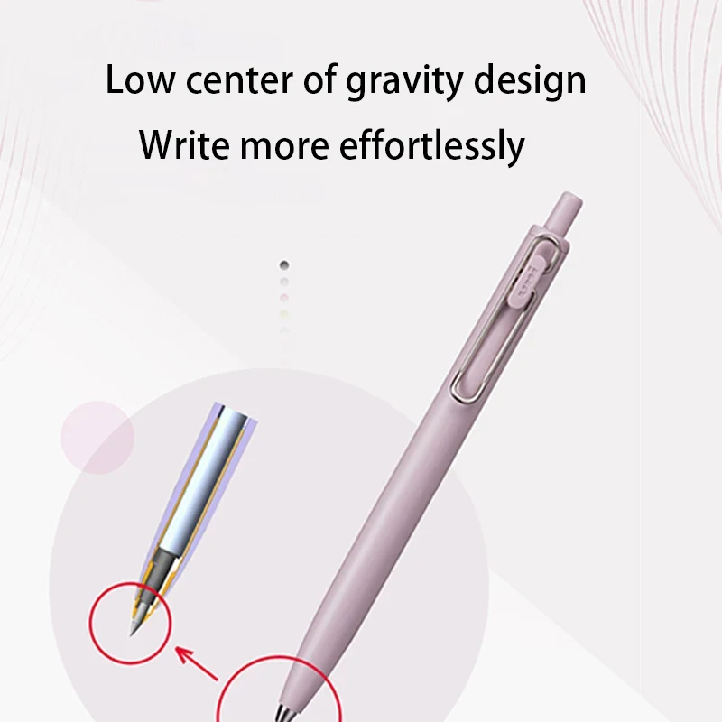 UNI Uni-ball One Small Thick Core Gel Pen UMN-SF Summer Limited Low Center of Gravity 0.5/0.38mm Black Signature Pen Stationery 4