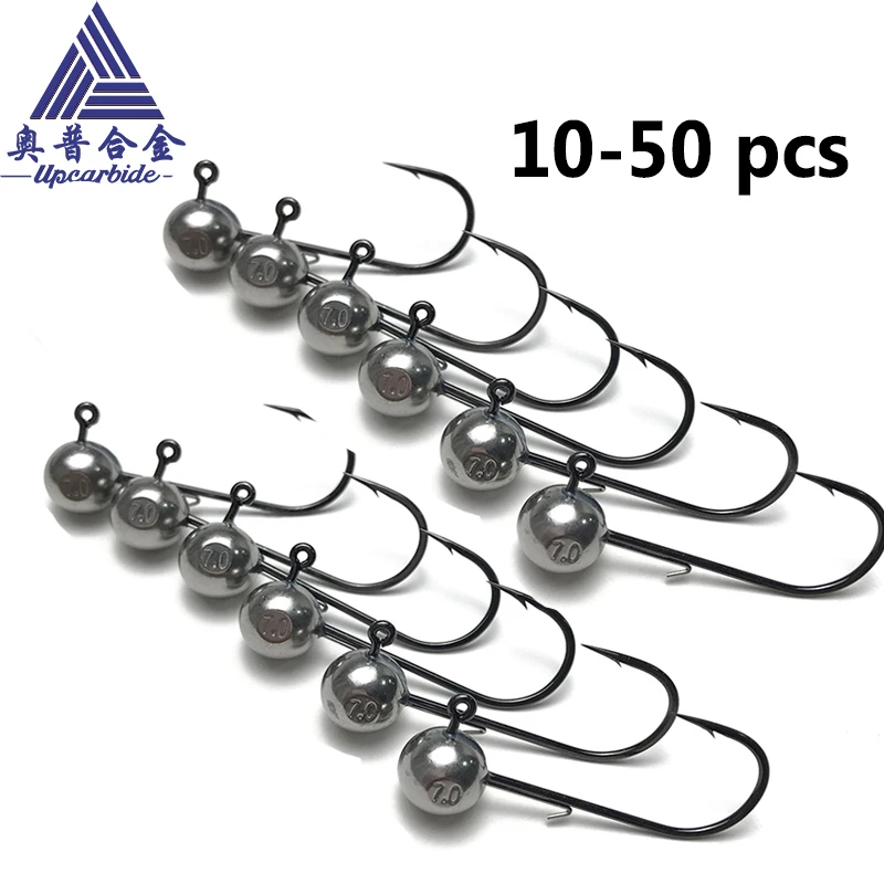 Tungsten Jig Head Fishing Hook 1.8g - 28g Weighted Hook Jig Fishing Hook  Soft Worm Jig Hook for Saltwater Freshwater Carp Fishin - AliExpress