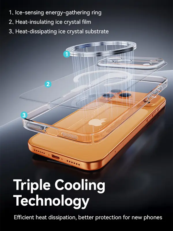 Joyroom Magnetic Case For iPhone 17 16 Pro Max Case Anti Yellow Transparent Cover For iPhone 17 Pro Wireless Charger Thin Cover - Image 4