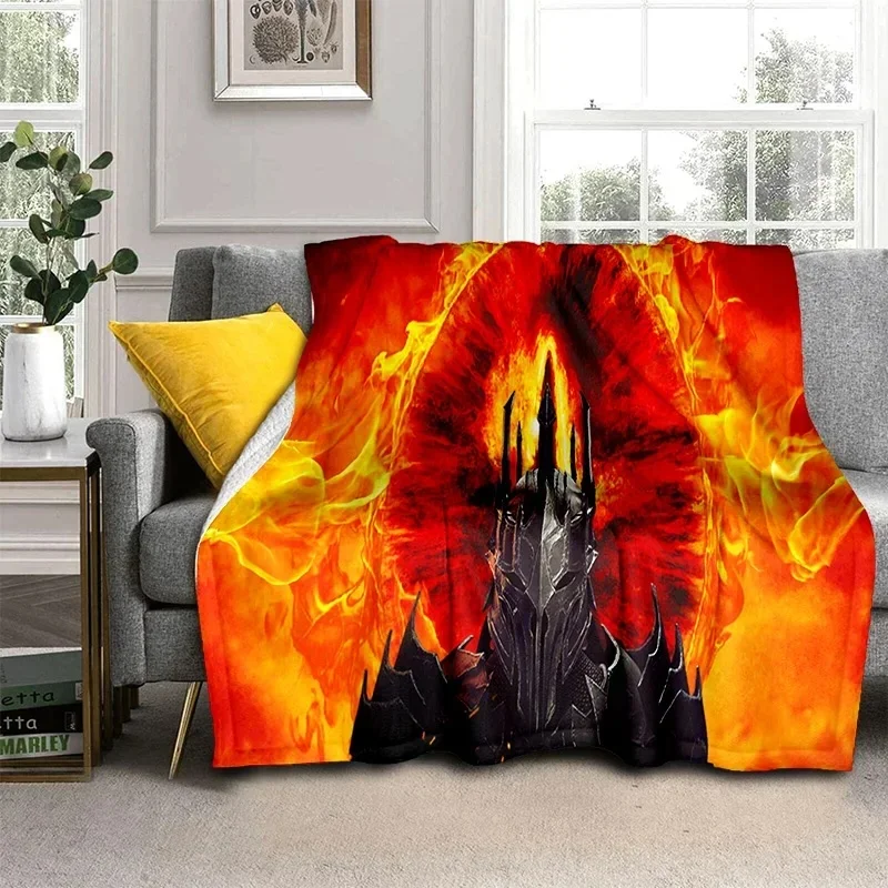 L-Lord of-f the Rings H-Hobbit HD Blanket Soft Throw Blanket for Home Bedroom Bed Sofa Travel Office Solid Cover Blanket Adult