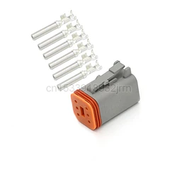 Waterproof Automotive Connector Plug Kit - Male & Female Plugs (6Pin Female)