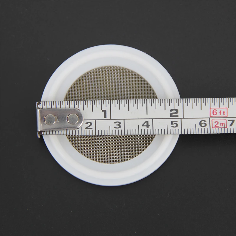 1.5 Inch Tri Clover PTFE Gasket with Stainless Mesh(100 Micron) silicone gasket