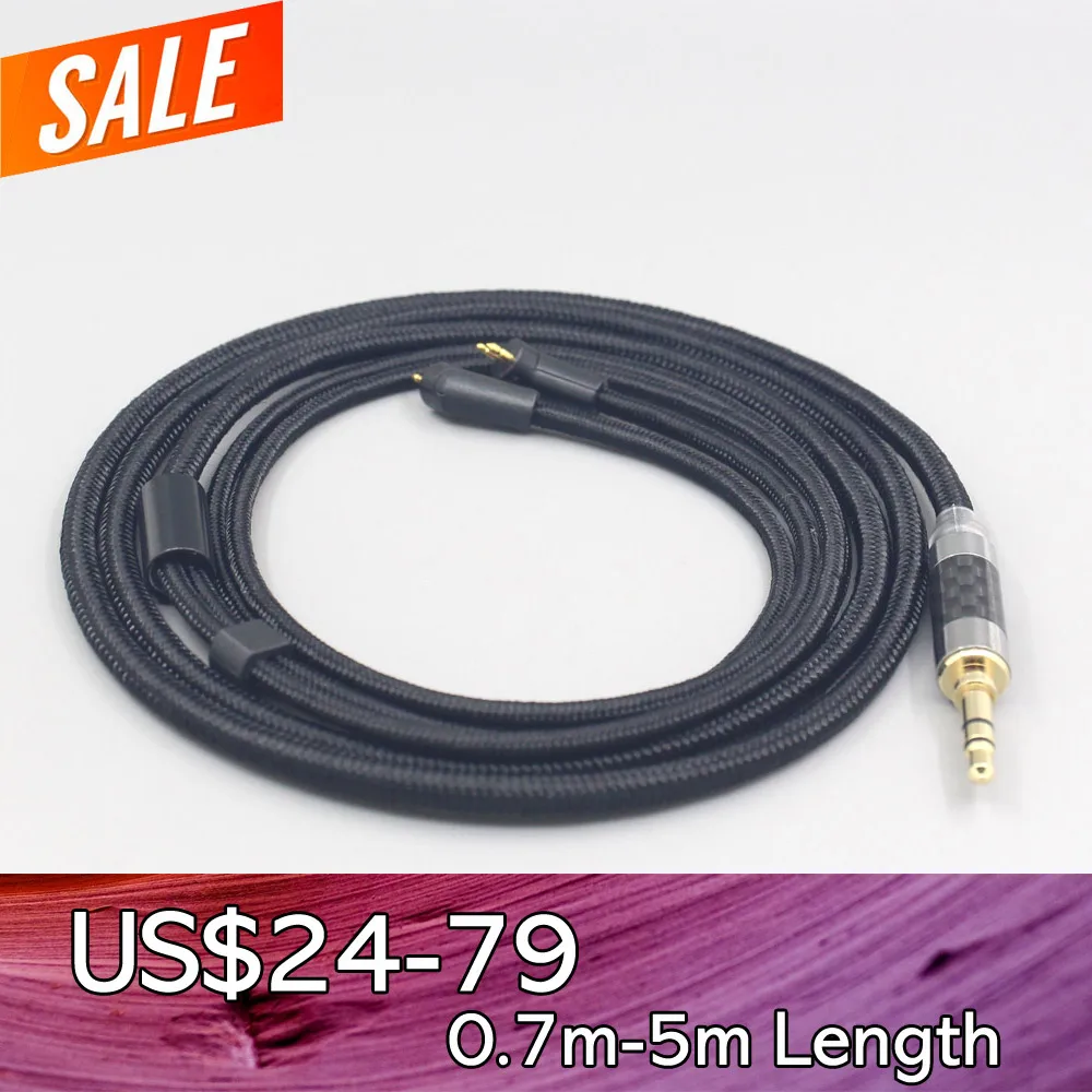 

Super Soft Headphone Nylon OFC Cable For Etymotic ER4B ER4PT ER4S ER6I ER4 2pin Earphone LN007557