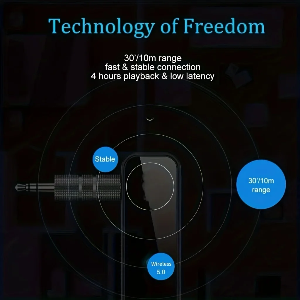 Bluetooth 5.0 Audio Receiver Transmitter Hansfree Call 3.5mmAUX Jack USB Dongle Stereo Music Wireless Adapters For TV PC Car Kit