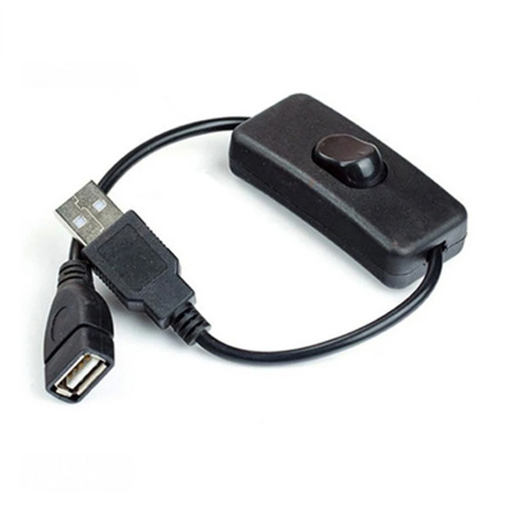 28cm Usb Cable With Switch On/off Cable Extension Toggle For Usb Lamp