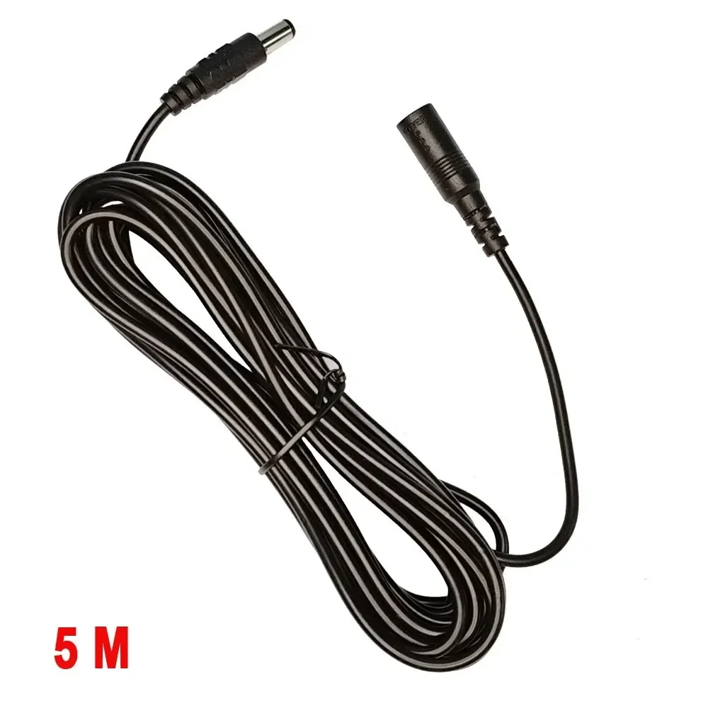 Power Adapter 10M/ 5M 5.5mm*2.1mm DC Connector Extension Cord Jack Lead Cable DC Female Male External Plug