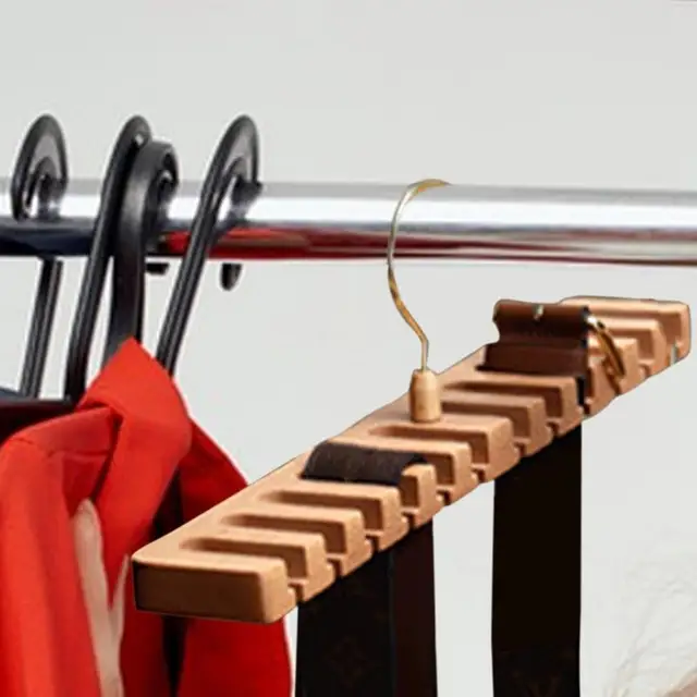 Öv És Nyakkendő Fogas Ruhásszekrény Tartó Szervező Állvány Többfunkciós Táska Tároló Függő Otthoni Használatra - Image 3