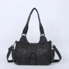 Angelkiss Women Handbag Satchel Top-handle Shoulder Bag Fashion PU Dinner bag Multi-pockets Shoulder Bags Phone Money Pack 1