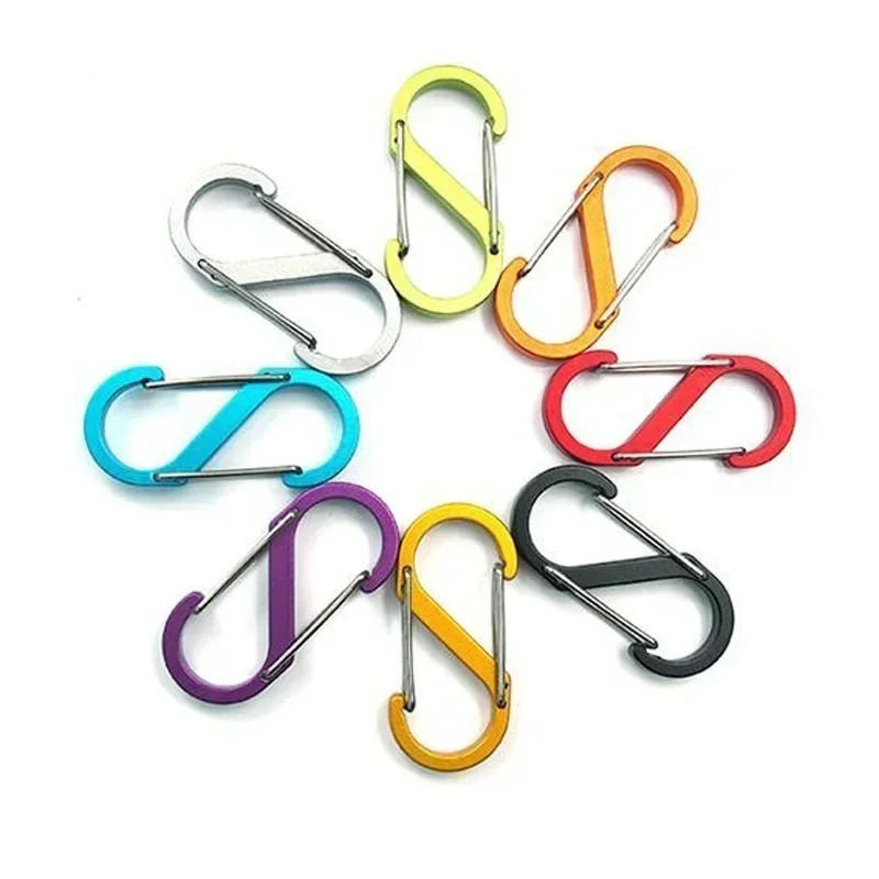 Climbing Buckle Belt Buckle Accessories 10pcs S-shaped Wire Buckle