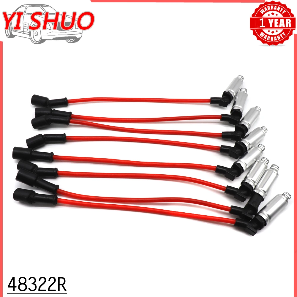 Juego De 8 Bobinas De Encendido + Bujías + Cables Para Chevy Silverado, Tahoe 5.3L V8 - D514A