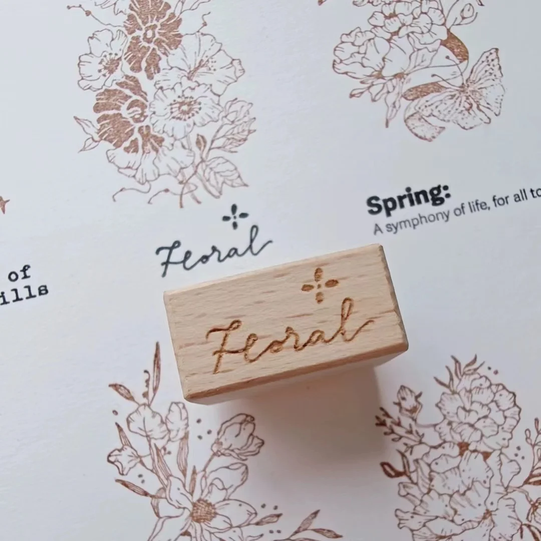Vintage Frühling Datteln Blumen Holz Stempel für DIY Scrap booking Fotoalbum Karten herstellung – Detail 10