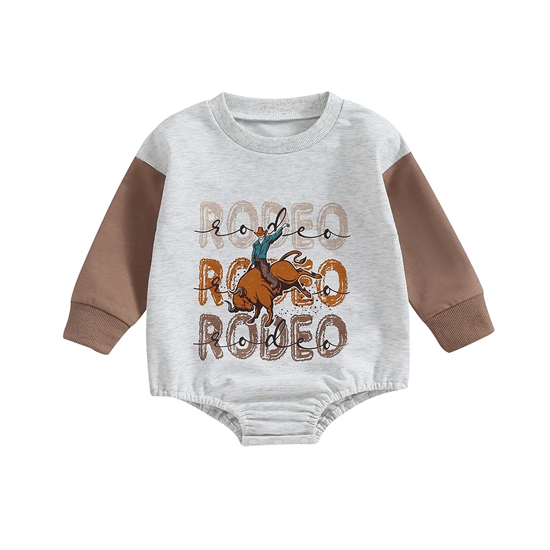 

Autumn Baby Boy Girls Sweatshirt Jumpsuit Fashion Letter Print Kids Infant Romper Soft Cotton Casual Long Sleeve Toddler Clothes