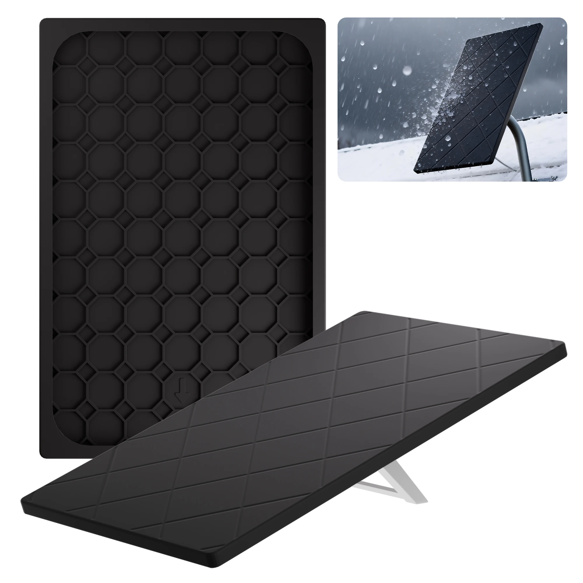 Premium Silicone Protective Cover - Waterproof, UV Resistant, Anti-Hail Solution for Outdoor Satellite Dishes