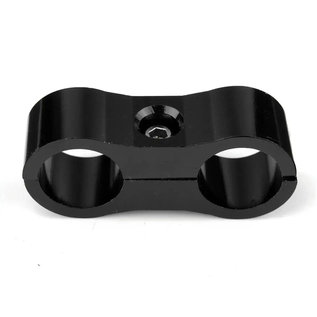 

10 шт. AN6 AN-6 13,4 мм Плетеный шланговый сепаратор двойное крепление зажим черный