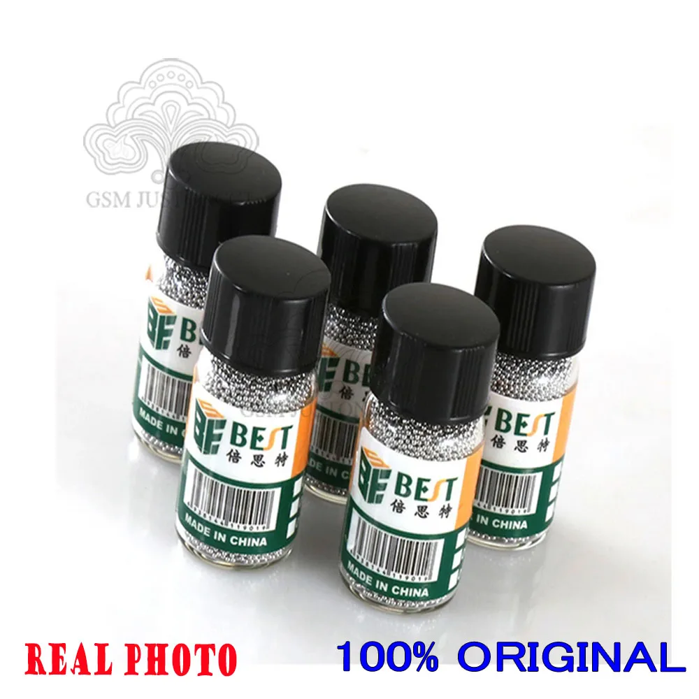 25000pcs/bottle 0.2-0.76mm BGA Reballing Balls Leaded For IC Chip Soldering Accessories Solder Ball Tin Material BST-505