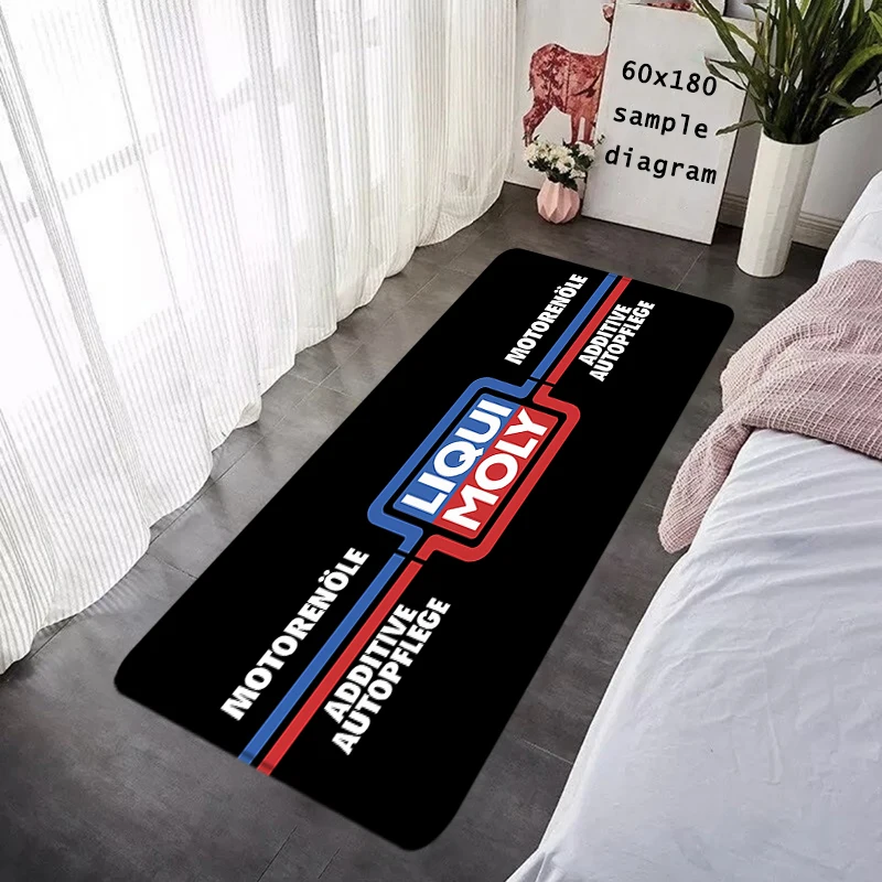 Bedside Mats Interior Floor Mat Motorcycles Doormat Liqui Moly Non-slip Foot Rug Entryway Kitchen Soft Carpet Welcome Home Decor