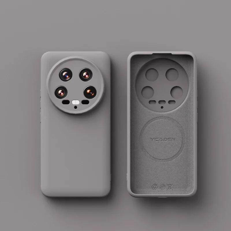 Premium Magnetic Liquid Silicone Shockproof Case with Matte Finish