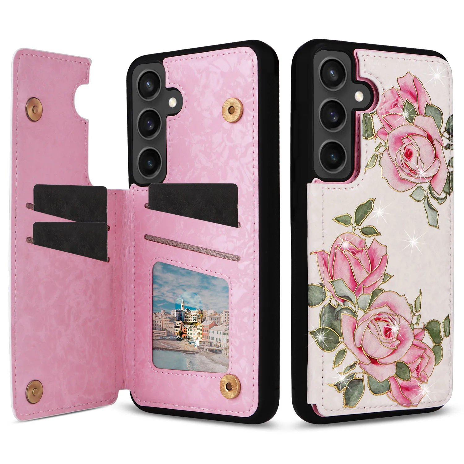 Premium RFID Blocking Wallet Phone Case – Universal Design