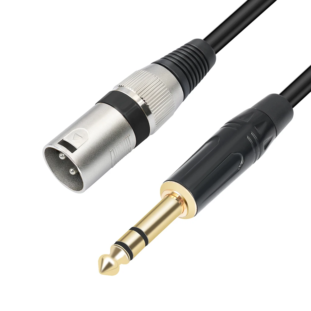 1/4 Inch to XLR Cable for Microphone Mixer Audio Equipment